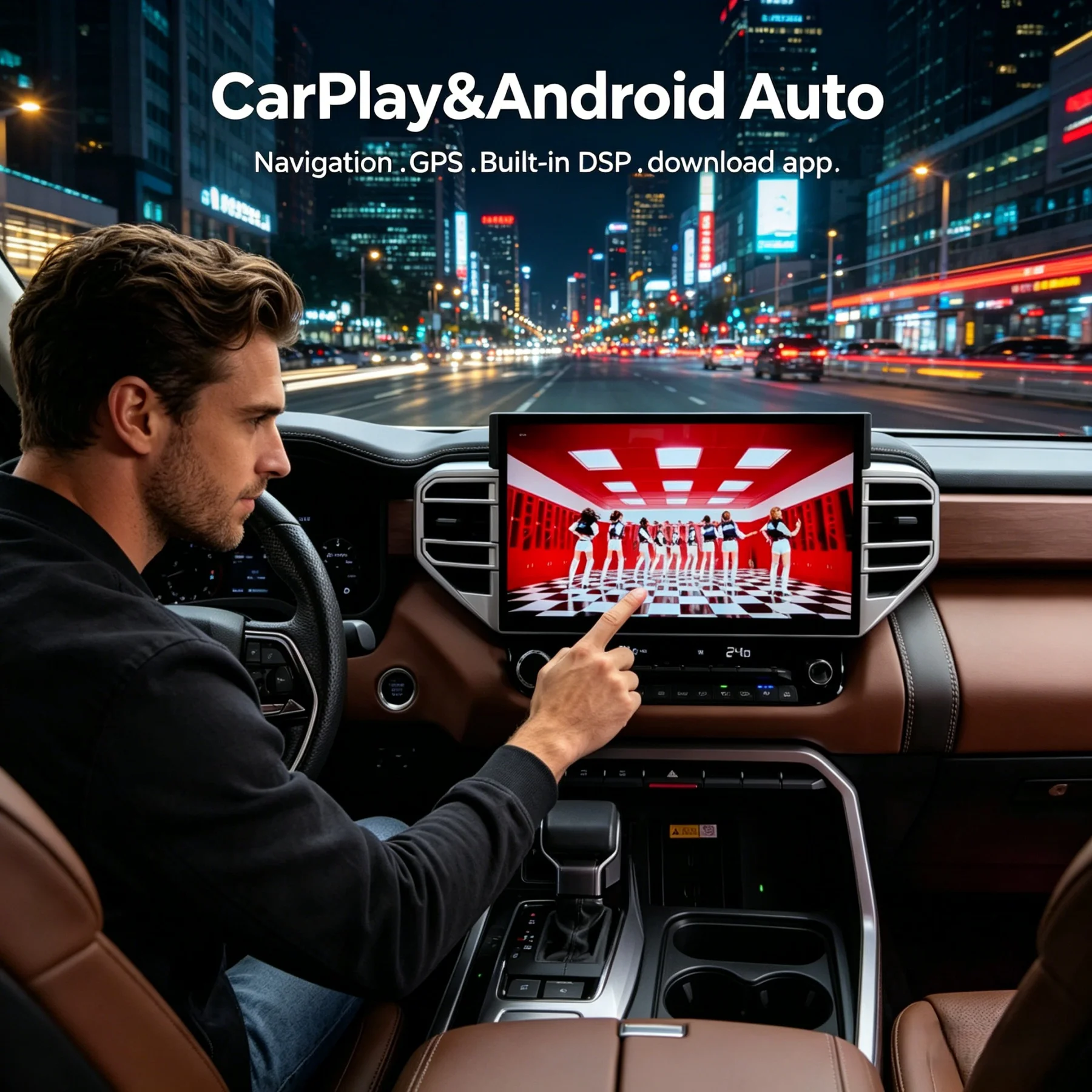 

14.6 inch For Toyota Tundra Sequoia 2020-2024 2025 GPS Navigation Android car Radio Multimedia Player Carplay Wireless Android