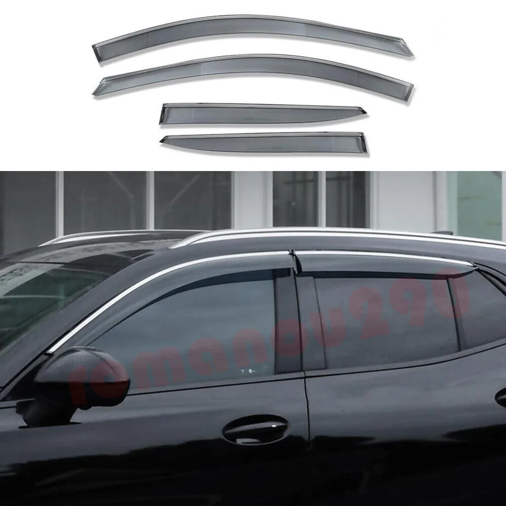 For Buick Envision S 2020-2021 ABS Window Visor Vent Shades Sun Rain Guard 4pcs