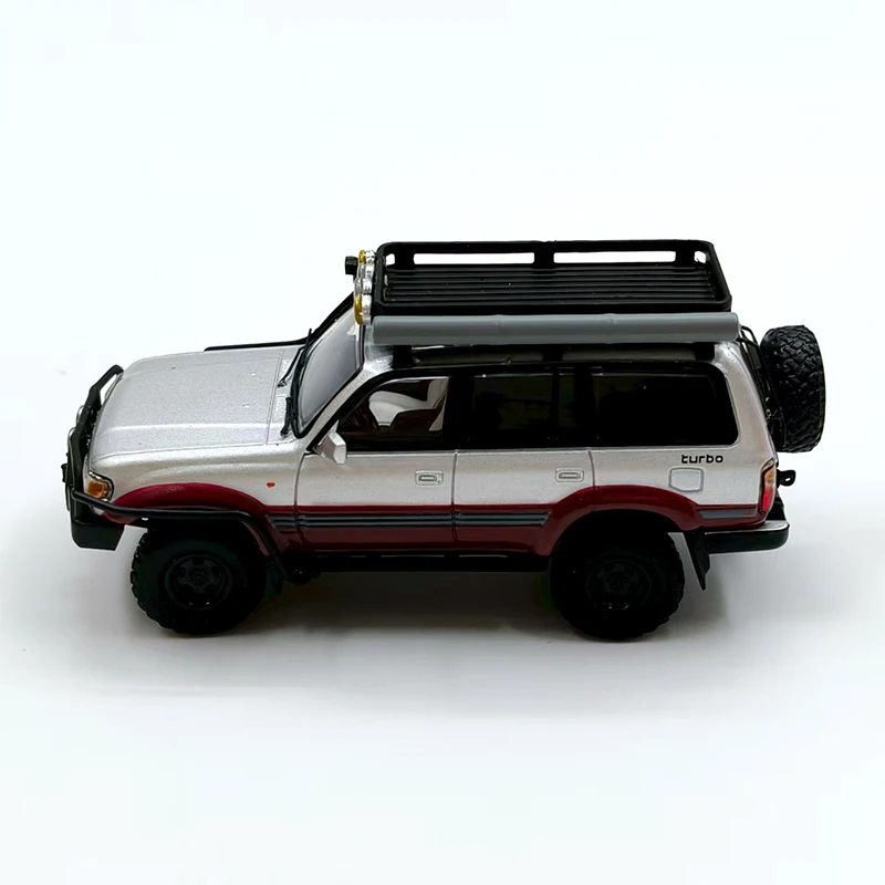 GCD 1:64 Scale Land Cruiser 80 Simulation Alloy Car Model Static Display Collectible Toy Gift Ornament Souvenir