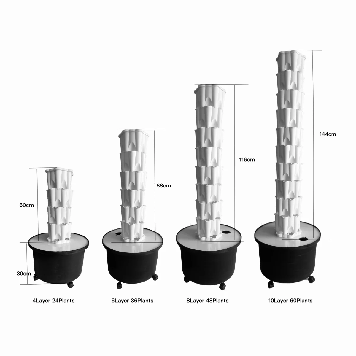 Vertical Hydroponics Growing  System Tower Indoor Soilless Planting  Garden Tools Family Farm