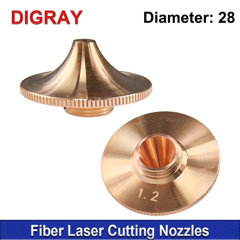 

DIGRAY Raytools laser nozzle single and double layer diameter 28mm diameter 0.8-4.0 suitable for fiber laser cutting head