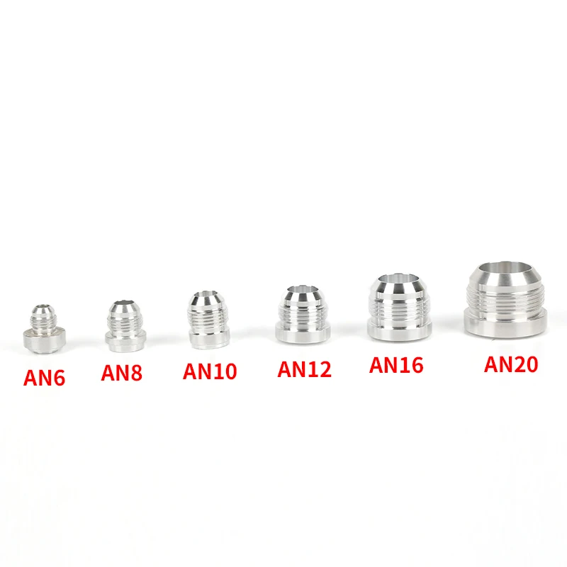 Battle Bee High Quality AN6 AN8 AN10 AN12 AN16 AN20 Aluminum Alloy CNC male Weld On Fitting / Bung For Fuel Oil Hose