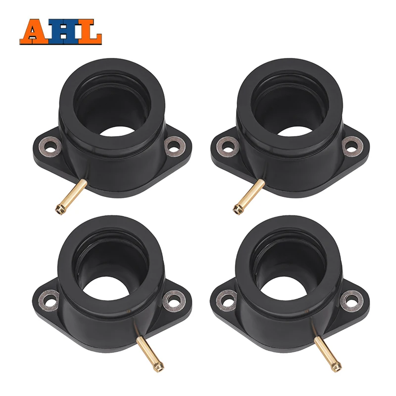 AHL 4pcs Carburetor Pad Plastic Outlet Carburetor Intake Manifold Interface Glue For Yamaha XJR1200 XJR1200SP XJR1300 FJR1300