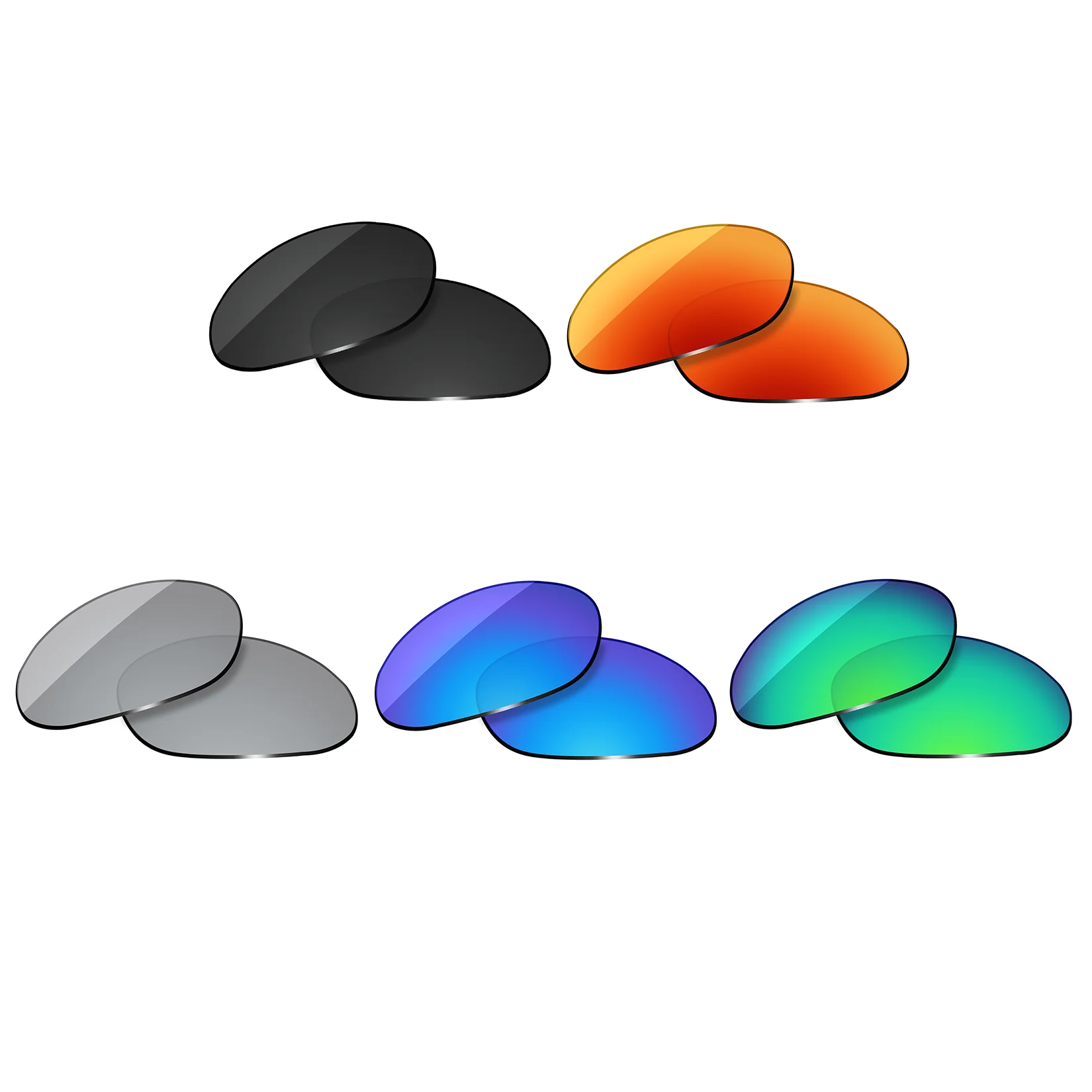 

OOWLIT Polarized Lenses Replacements Compatible with Wiley X XL-1 Advanced Sunglasses