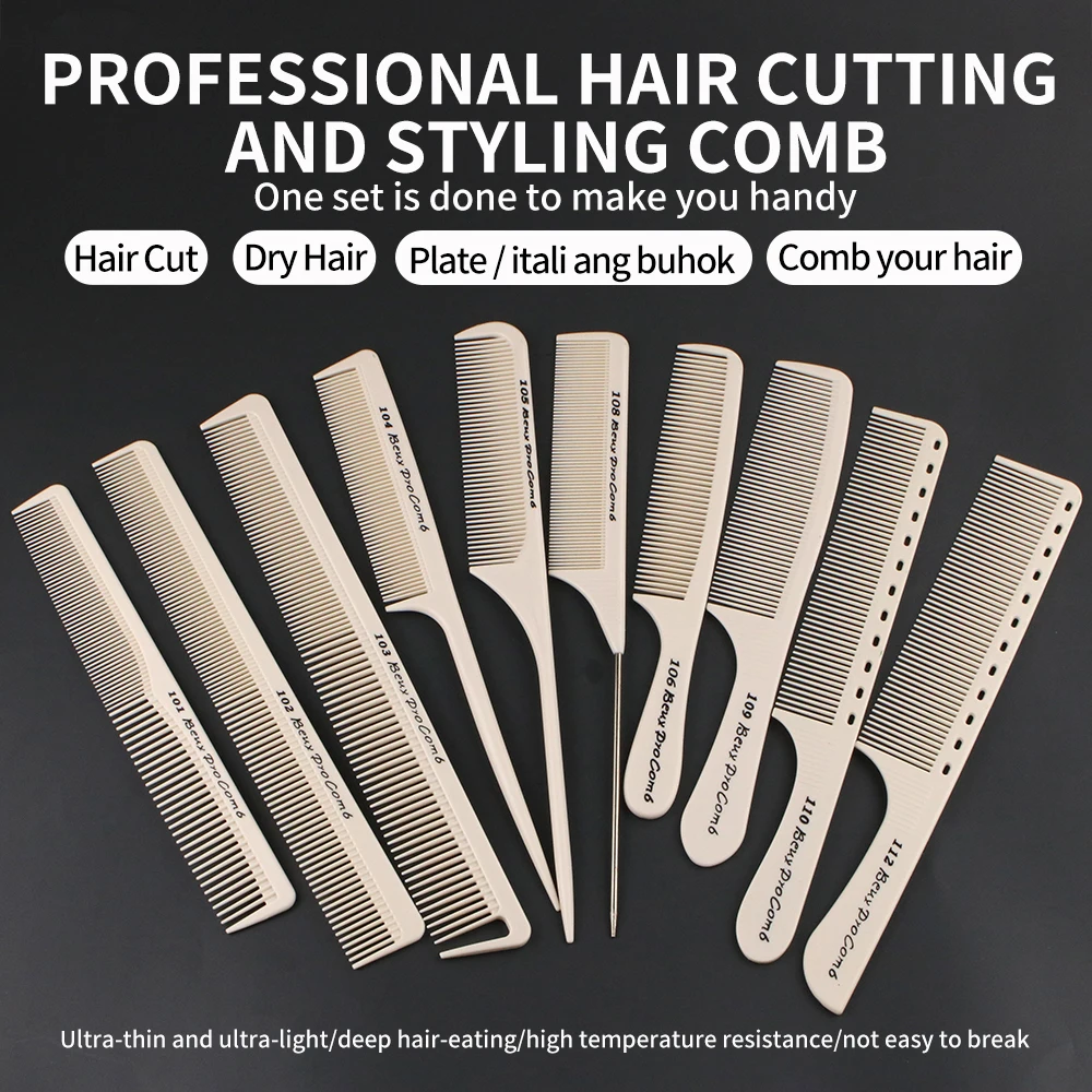 

Thick, durable, portable carry on comb that won't harm the scalp for girls, ponytails for students, hair salons, anti-static, fl