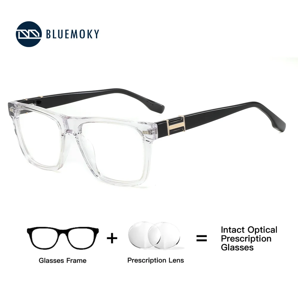 BLUEMOKY نظارات طبية مربعة شعبية للنساء موضة خلات النظارات البصرية التقدمية/الضوئية #1