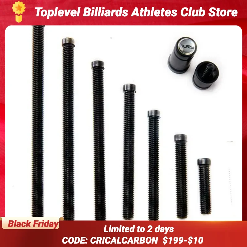 Fury Pool Cue Weight Screw,Snooker Cue Weight Bolt,Middle Wheel Protector,FURY Cue Joint Protection Accessory,Billiard Suppllies