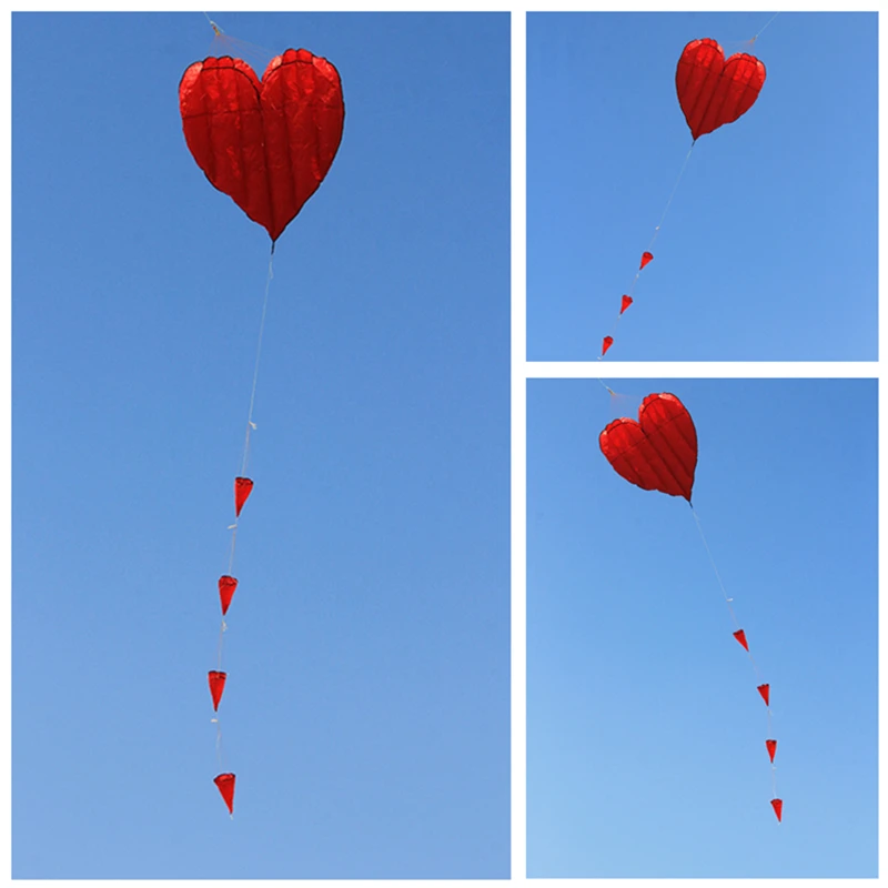 Envío Gratis, pipas suaves con forma de corazón volador, juguetes voladores para niños, línea de pipa, dirección de cuerda, pipa, pipas de viento para personas mayores, carrete de cometa