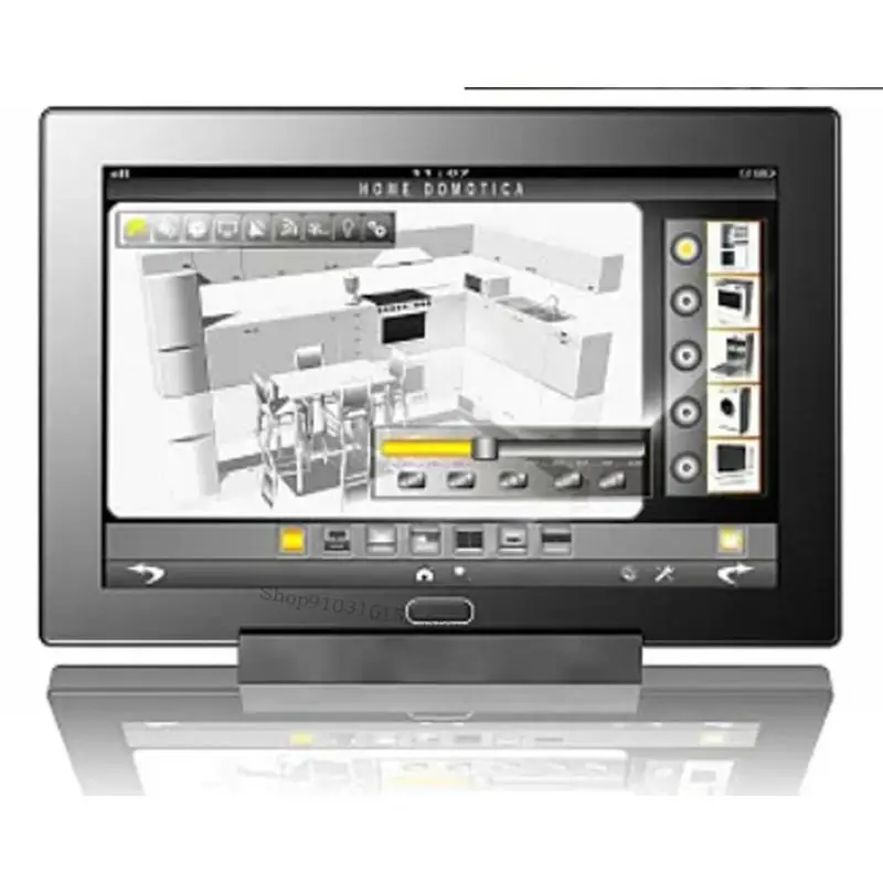 Controllo industriale Touchscreens 043AP con ARM9 PROCESSORE PANNELLA ALTO IP65 Pannello frontale per comunicazione PLC