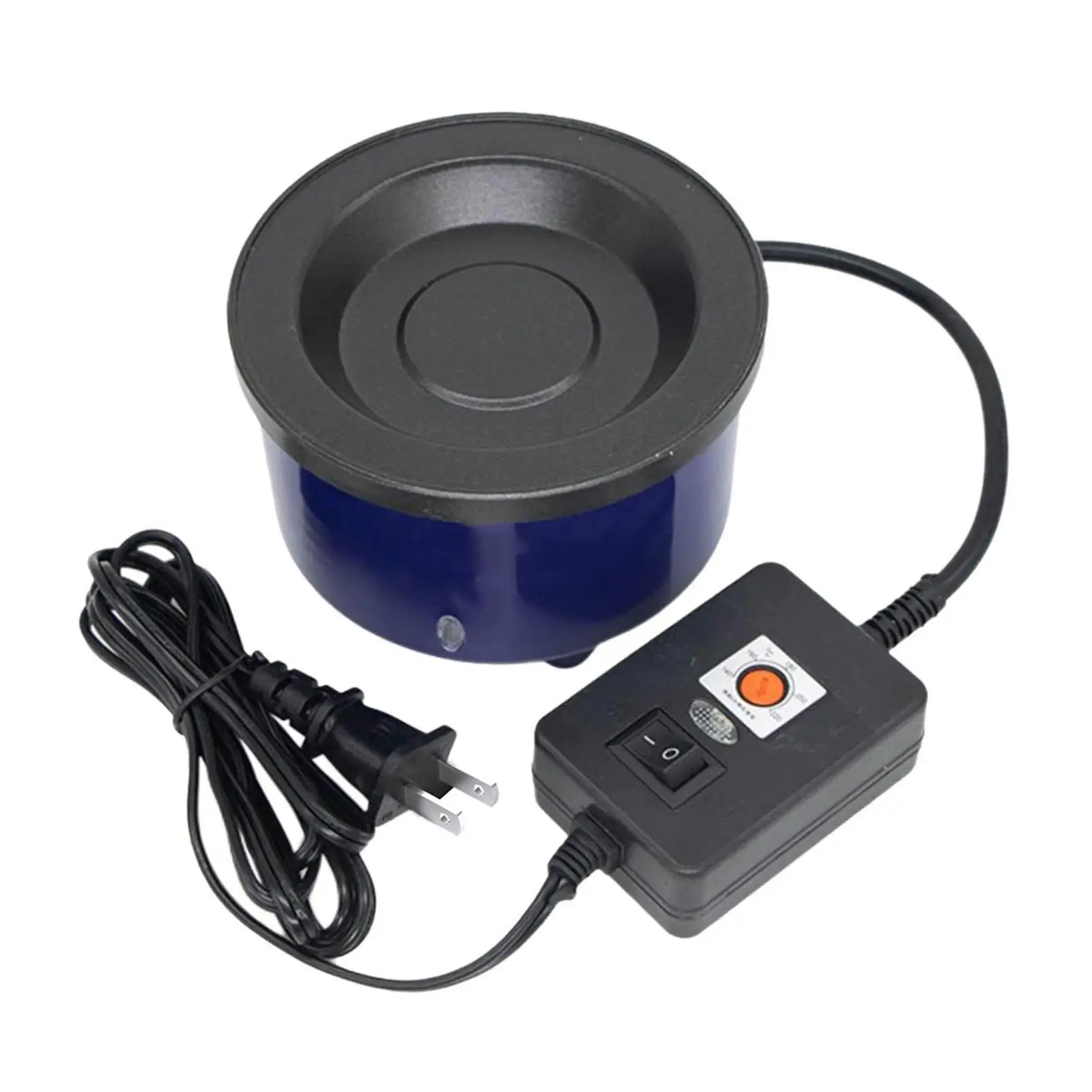 Hot Melt Glue Pot Sturdy Portable 200W Electric Adjustable Temperature Hot Glue Pot for Crafting Silk Floral Projects Dolls