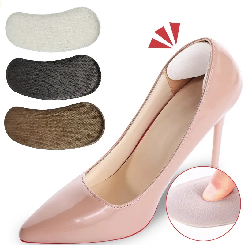 1Pair Shoe Back Heel Inserts Insoles Pads For Sandals High Heel Shoes Adjustable Anti-slip Antiwear Shoes Heels Pad Protector