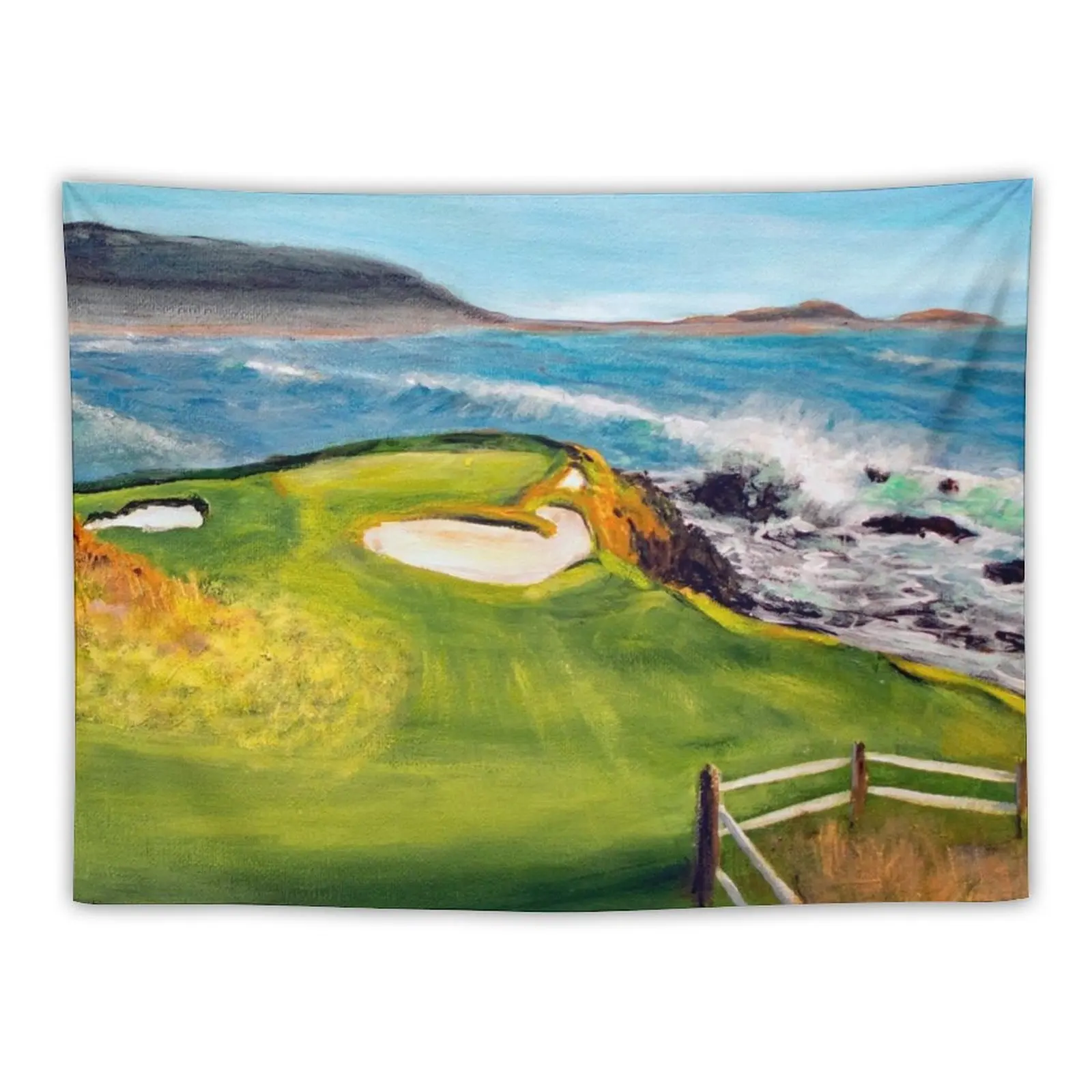 

New 7th Hole At Pebble Beach California Tapestry Room Decor Cute Aesthetic Room Decors Room Decorating Home Decor