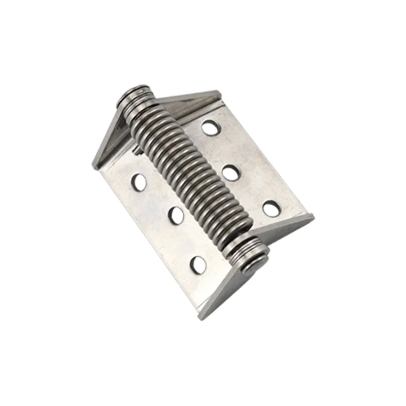 Heavy-Duty Self-Closing Cabinet Door Hinge Industrial Strength Spring-Loaded Distribution Box Resetting Hardware