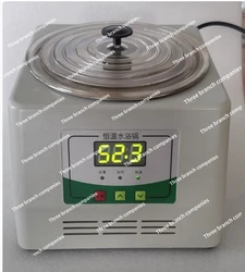 Digital Thermostat Water Bath Hot Bath Pot Single Hole Microcomputer Controlled Laboratory Water Bath Dental Lab Equipment HH-1