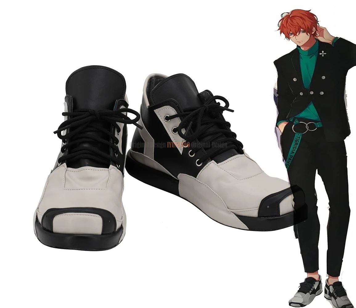 

DRB Doppo Kannonzaka Shoes Cosplay Hypnosis Mic Division Rap Battle Doppo Kannonzaka Cosplay Boots Leather Shoes Custom Made