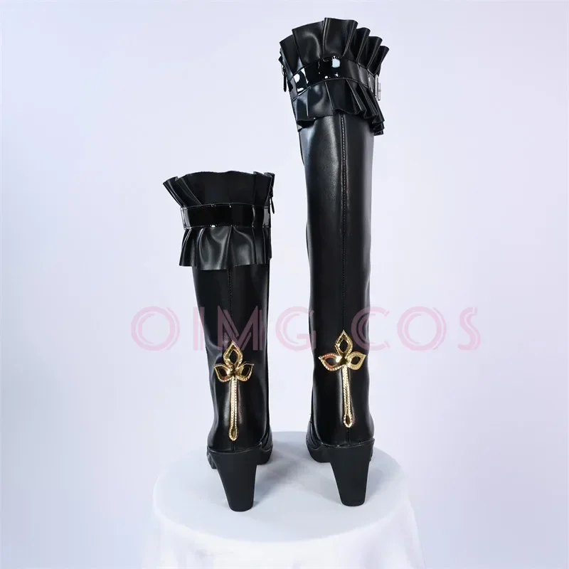 Honkai Star Rail Big Herta Cosplay Halloween hombres zapatos para juego Anime estilo chino