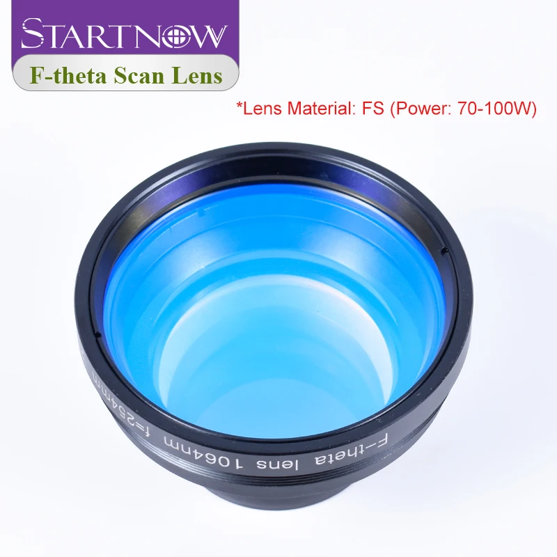 Startnow 70W-100W Marking Machine F-theta Scanner Lens 1064nm 145X145 220X220 FL330 Scanning Field Fused Silica Len Galvo System