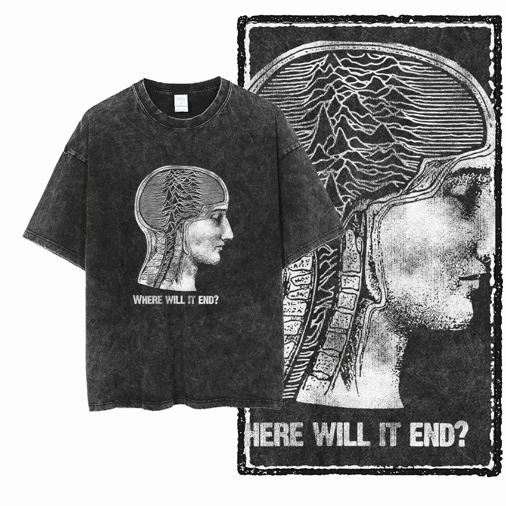 ZG2 STREETWEAR THEME Bedruckte – Acid Wash Vintage Graphic T Shirt Bewertung und Preis