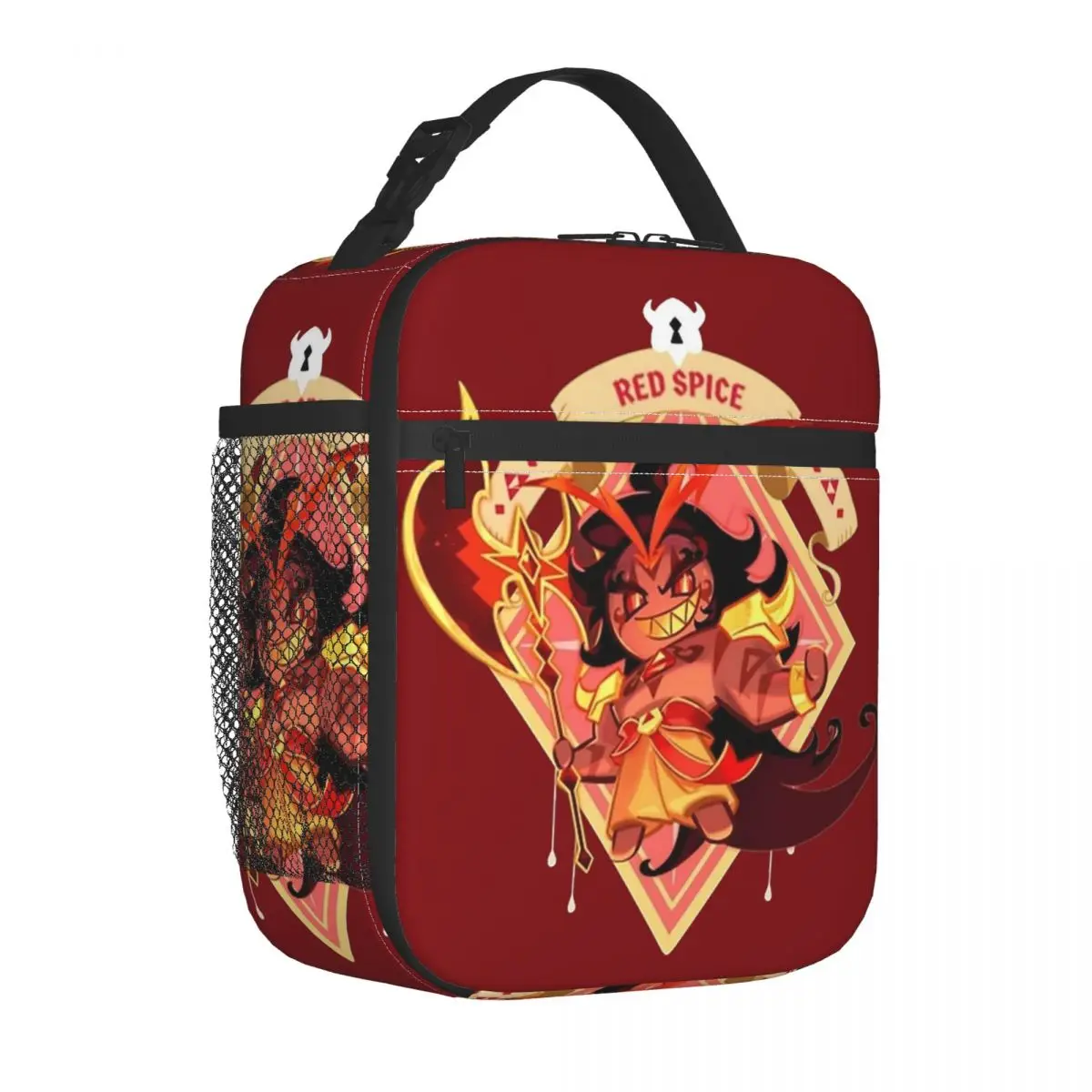 Burning Spice Insulated Lunch Bags Leakproof Cookie Run Kingdom Reusable Thermal Bag Tote Lunch Box Office Picnic Men Women