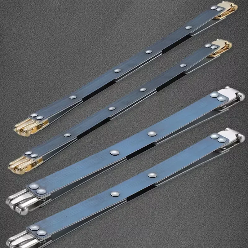 10pcs Metal Internal Flex Frame Adjustable Length Bag Spring Clasps 15cm-30cm Purse Accessories for Handbag Manufacturing