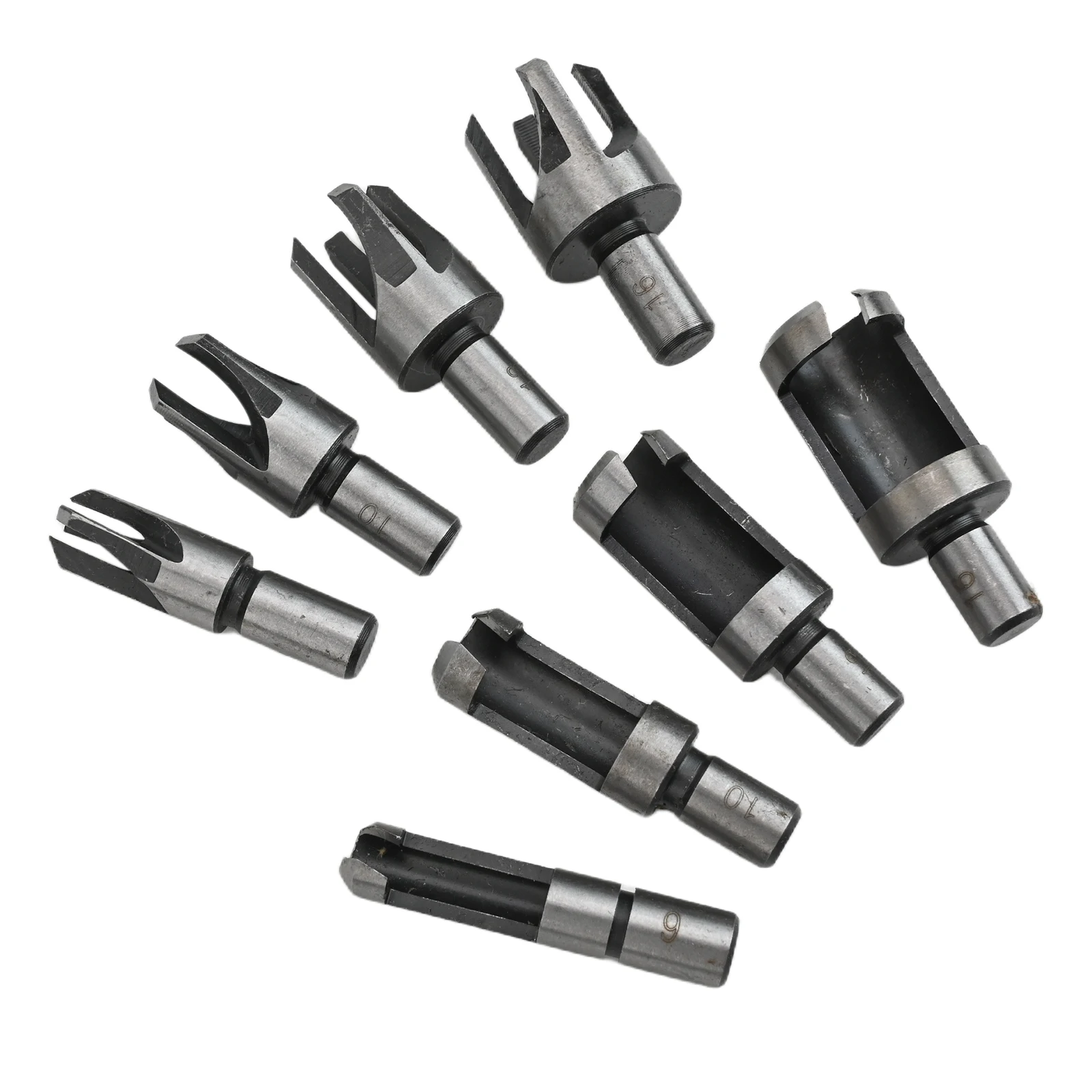 

Reaming Drill Bit Wood Dowel Drill Bits Hand Drills Round Handle 8-piece Set Bench Drills Enlarging Existing Hole
