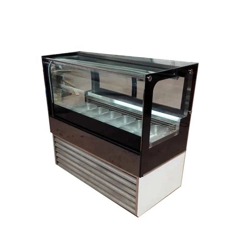 New Technology Professional Manufacturing Counter Top Display Refrigerator Mini Ice Cream Display Cabinet Display Food Freezer