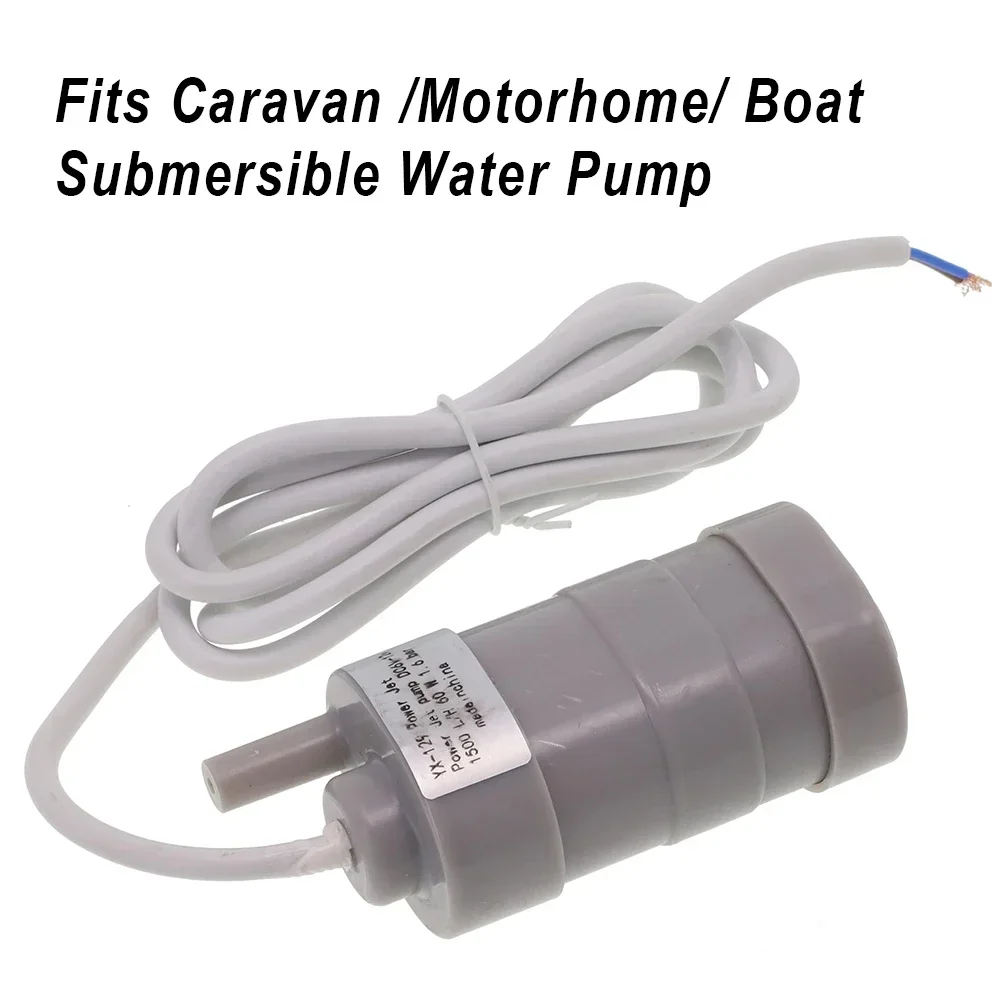 Submersible Pump DC 12V 1500L/H Pump 12 Volt Water Pump For Caravan Camping Garden Aquarium Fish Tank Fountain