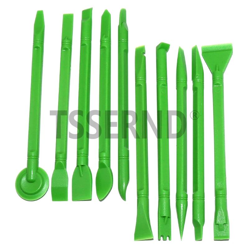 10pcs/Set Newest 10 in 1 Plastic Crowbar Disassembly Spudger Opening Tools Kit for Mobile Phone Computer Repairing Opening Tools