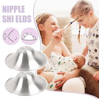 Hot Soothing Nipple Shield Healing Silver Breastfeeding Essential Easy to Use O riginal Nipple Covers for Nursing New born