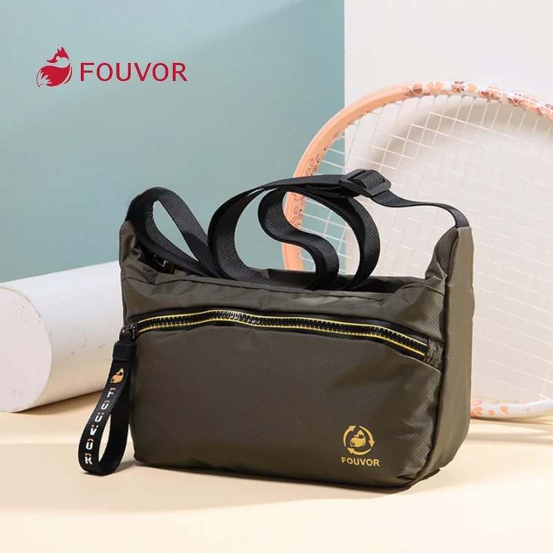 

Fouvor Women's Shoulder Bags Wrist Strap 2025 New daily Sports Travel Companion Canvas Waterproof Teenager Crossbody Bag 2930-15