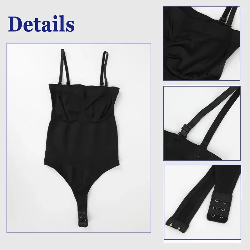 Off Shoulder Bustier Tube Top Strapless Bodysuit Women Thongs Shapewear Tummy Control Body Shaper Waist Trainer Skinny Underwear - Image 5