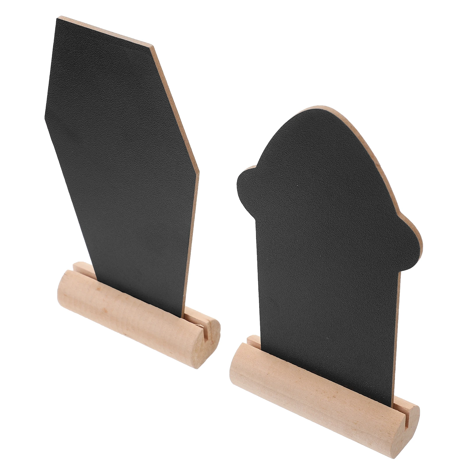 

2 Pcs Creative Home Furnishings Tabletop Chalkboard Signs Small Boards Message Chalkboards Signage Desktop Blackboards