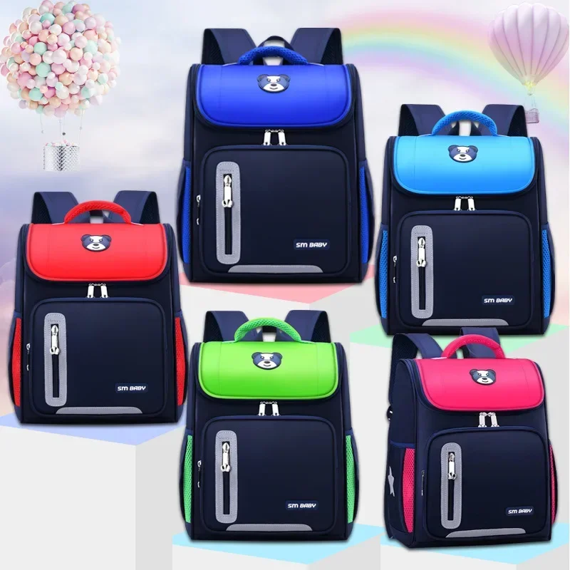 New Backpack Children Primary School Student Schoolbag Spine Protection Load Reduction Girl Large Capacity Kid Boy Shoulder Bag