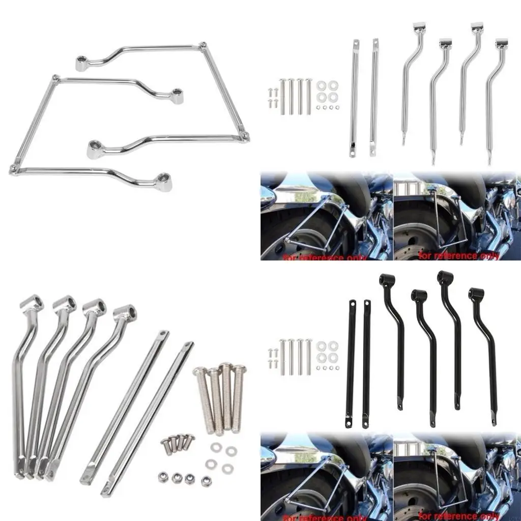 

Quick Mount Iron Frame Support For Motorcycle Saddlebags And Travel Accessories D7YA