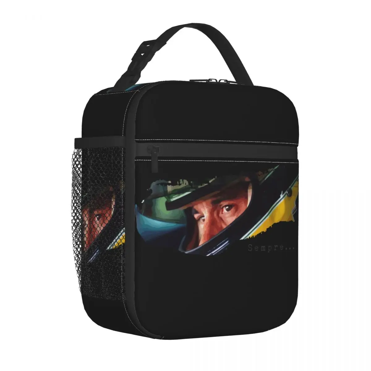 Ayrton Senna Insulated Lunch Bags Cooler Bag  Meal Container Leakproof Tote Lunch Box Men Women College Picnic