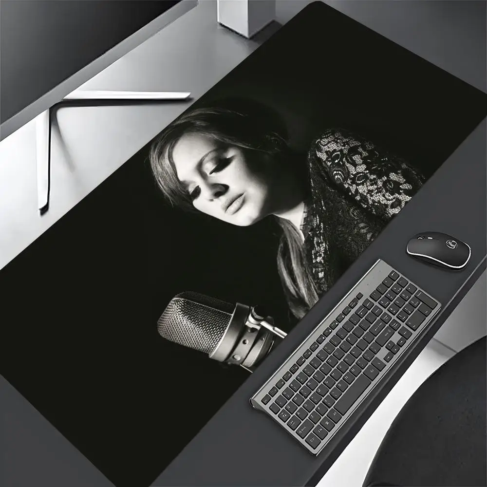 Singer Adele Mouse Pad Gaming Mousepad Large 900x400mm MouseMat Gamer Mause Carpet PC brave Desk