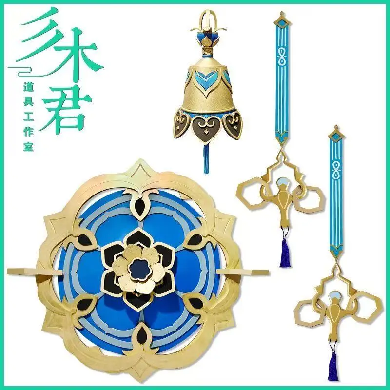 واندرر سكاراموش الخيزران قبعة الدعامة لعبة Genshin تأثير تأثيري الدعائم هالوين عيد الميلاد حفلة تنكرية زي الملحقات #1