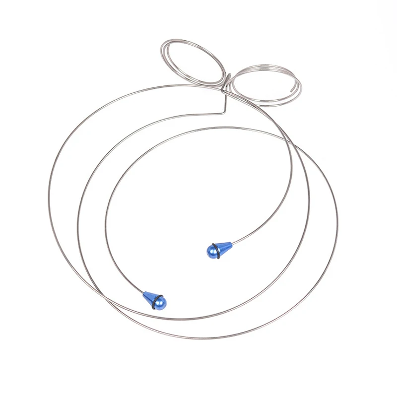 丸型ワイヤールーペ眼鏡ホルダー、時計バンドヘッド、時計職人修理ツール、シルバー、1個