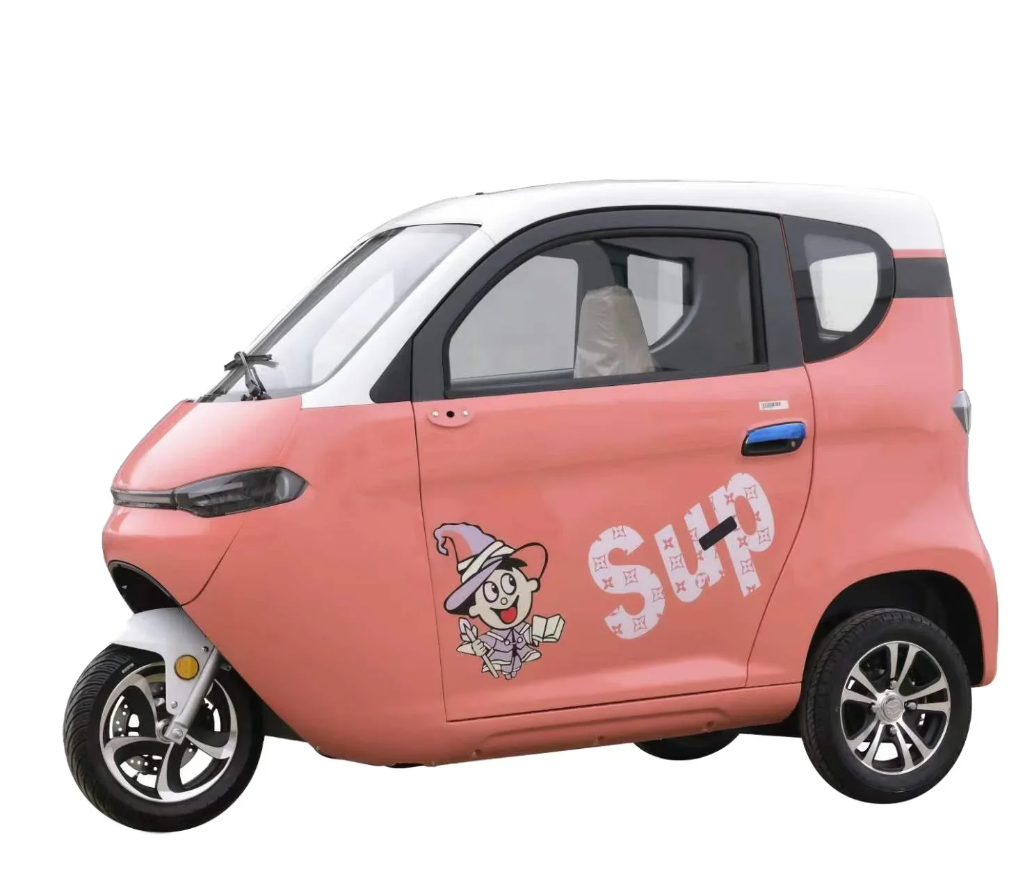 EEC COC L2E Electric Cabin Tricycles Best Price Adult Passenger Use 25km/h Speed Without Driving License