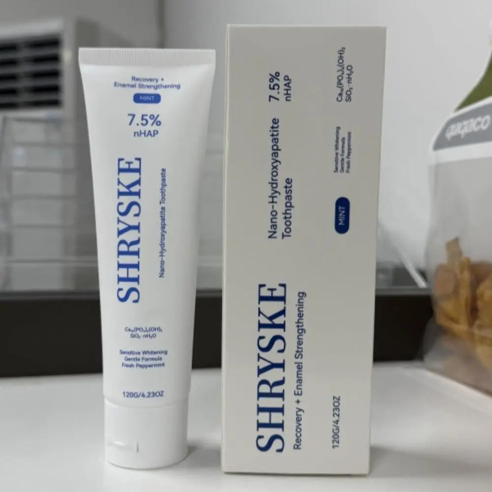 Nano Hydroxyapatite Whitening Toothpaste,Tooth Color Correction Agent,Stains Cleaning Teeth Odour Bad Breath Prevent Tooth Care