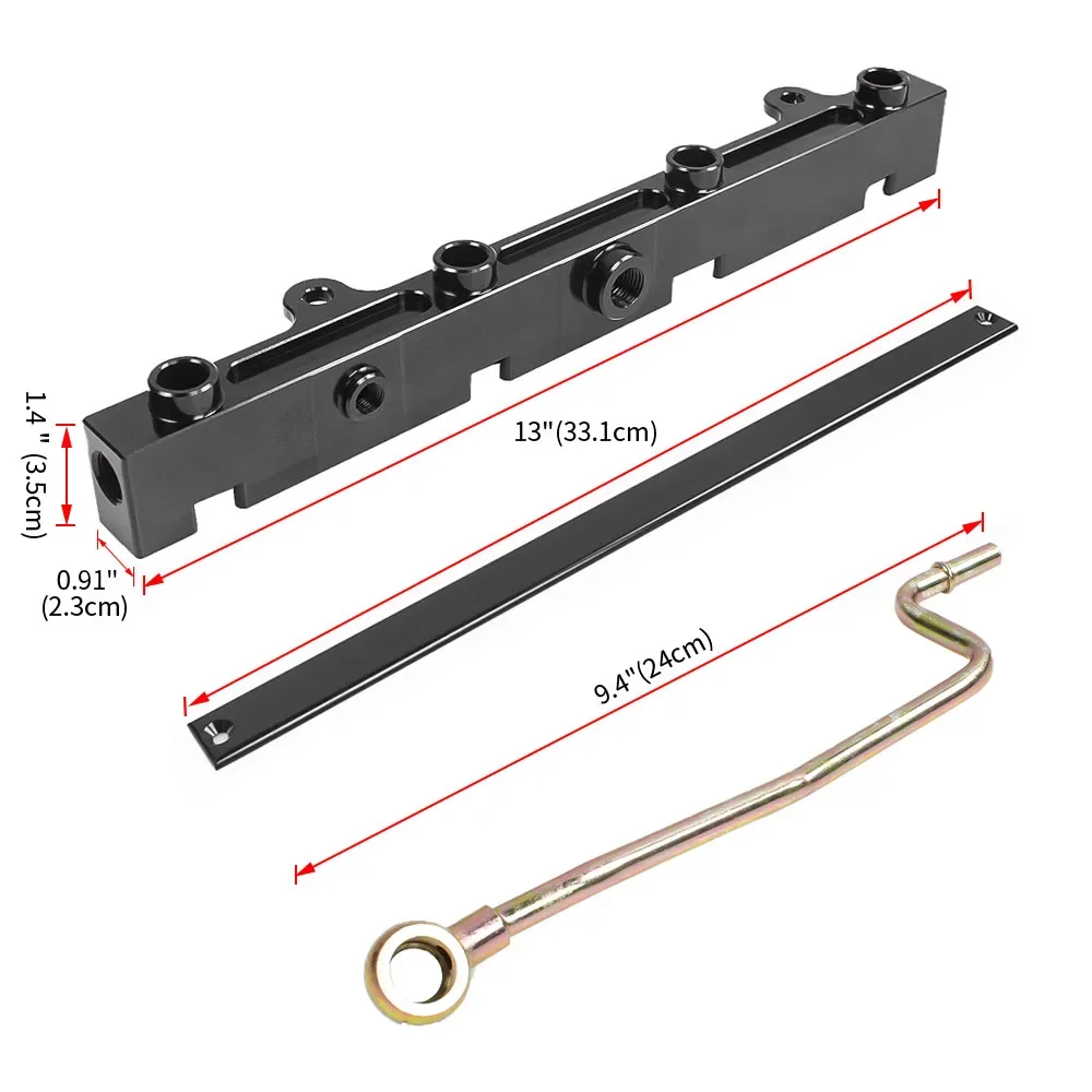 Car Racing High Flow Fuel Rail Kit Aluminum Turbo Fuel Rail For Honda Civic FD K20A2 K20Z1 K20A3 Modification Parts