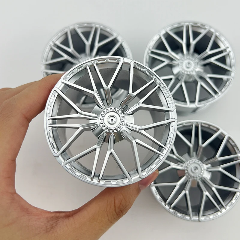 Nuovo Blocco Accessori Mozzo Ruota 68577 Rosso Placcatura Dorata Mozzo Compatibile Scala 1:8 Auto 42083 42056 42115 Blocchi di Costruzione