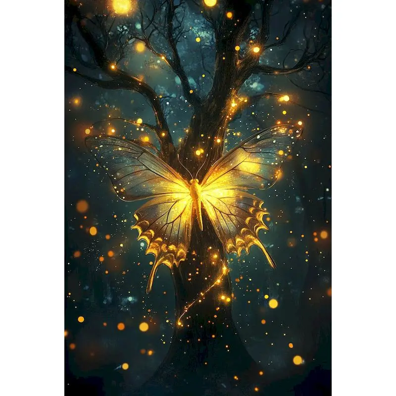 

GATYZTORY 5D Diamond Mosaic Sets Butterfly Home Decor DIY Full Diamond Embroidery Animal Picture Of Rhinestones Needlework