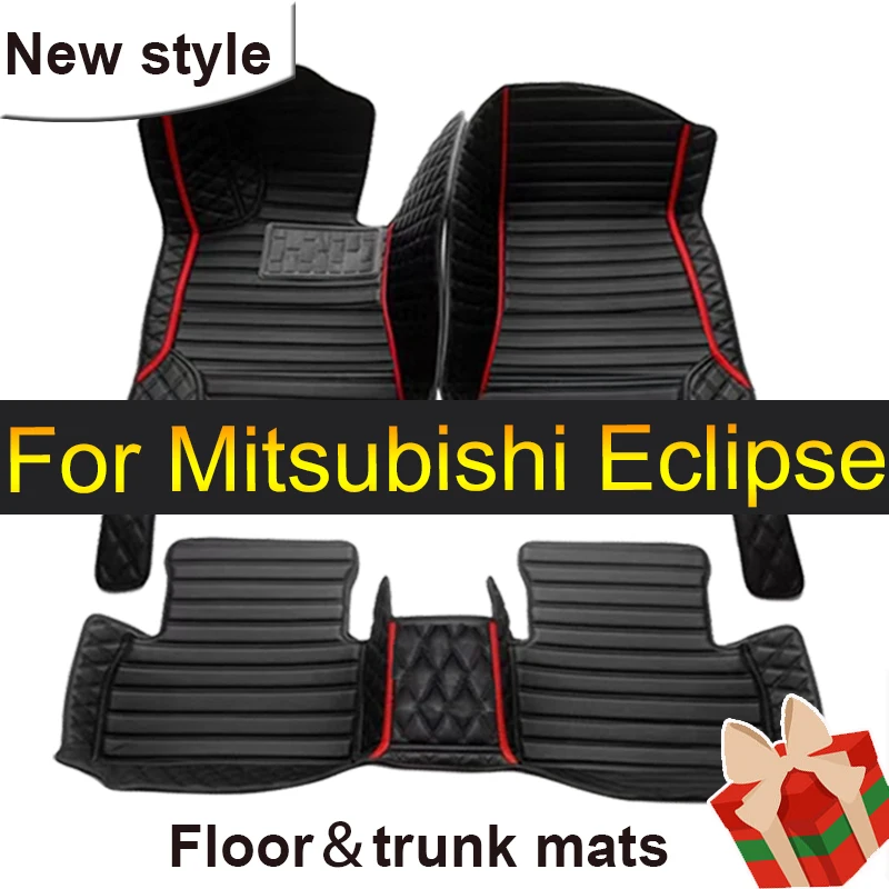 Car Floor Mats For Mitsubishi Eclipse Cross 2018 2019 2020 Custom Auto Foot Pads Automobile Carpet Cover Interior Accessories