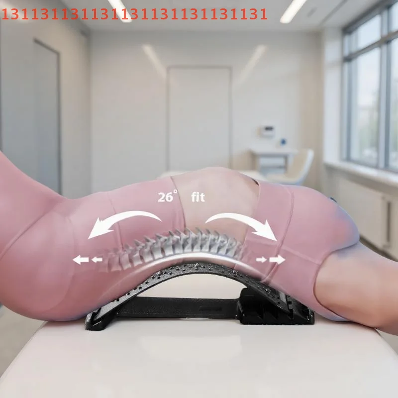 1 قطعة جهاز مهدئ الظهر القطني تمتد العمود الفقري القطني تخفيف ضغط الأعصاب تدليك مغناطيسي فقرات قطنية مصحح الظهر #1