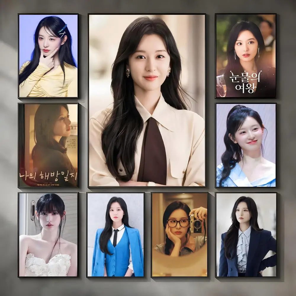 1PC K-Kim Ji-W-Won Poster Modern Interior Wall Decor & Trendy Home Highlights