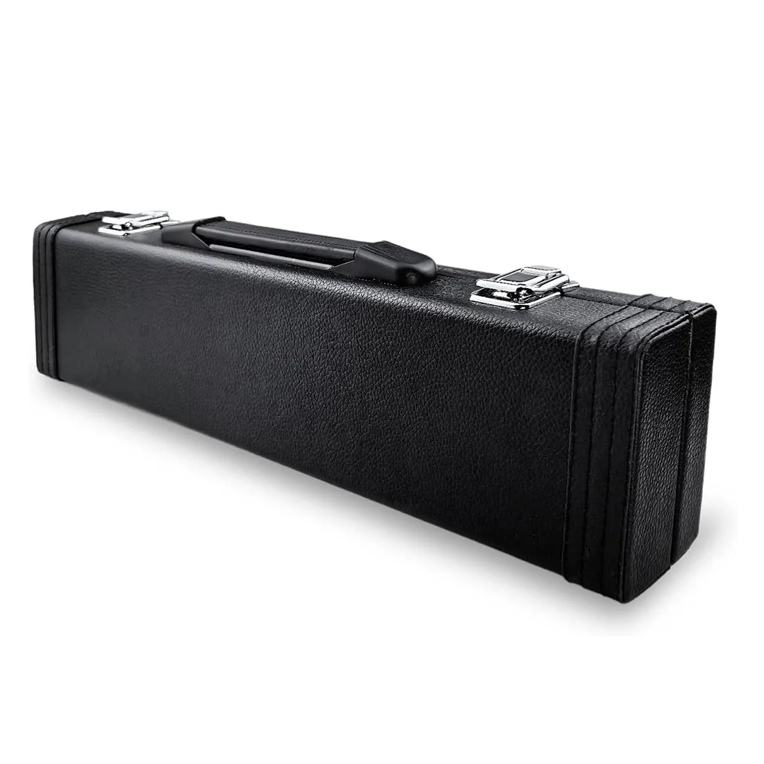 

SLADE 16 Hole Flute Box Portable Leather Bag Box Flute Hard Shell Storage Cover for Flute Players and Musicians as Gifts