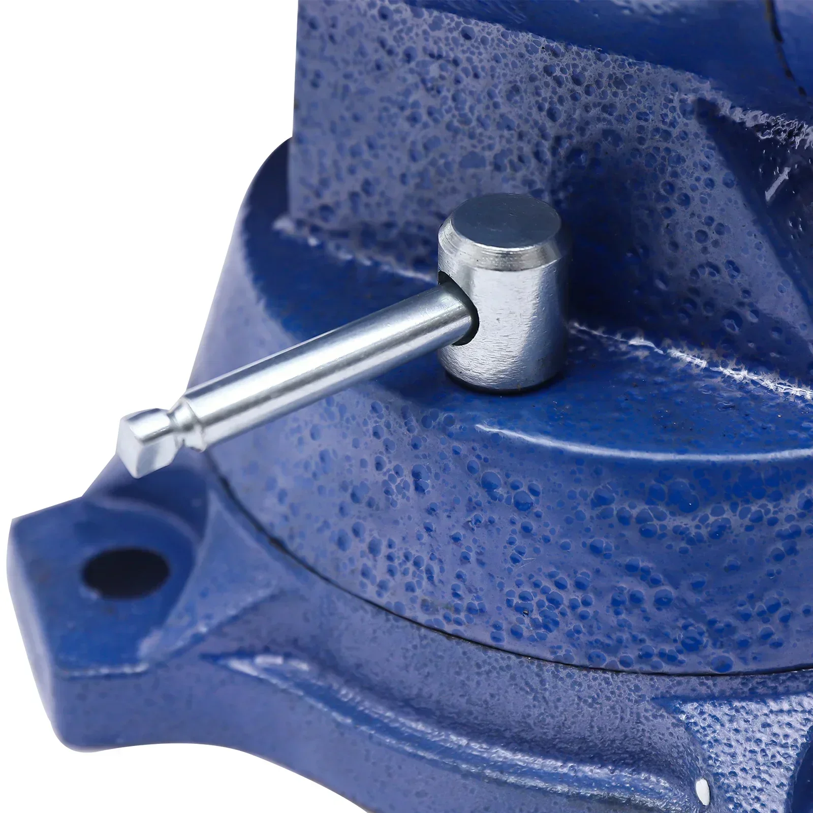 مفك طاولة 4 بوصة، مفك براغي متوازي احترافي قابل للدوران 100 مم، 360 درجة °   دوران نائب متعدد الوظائف الأزرق