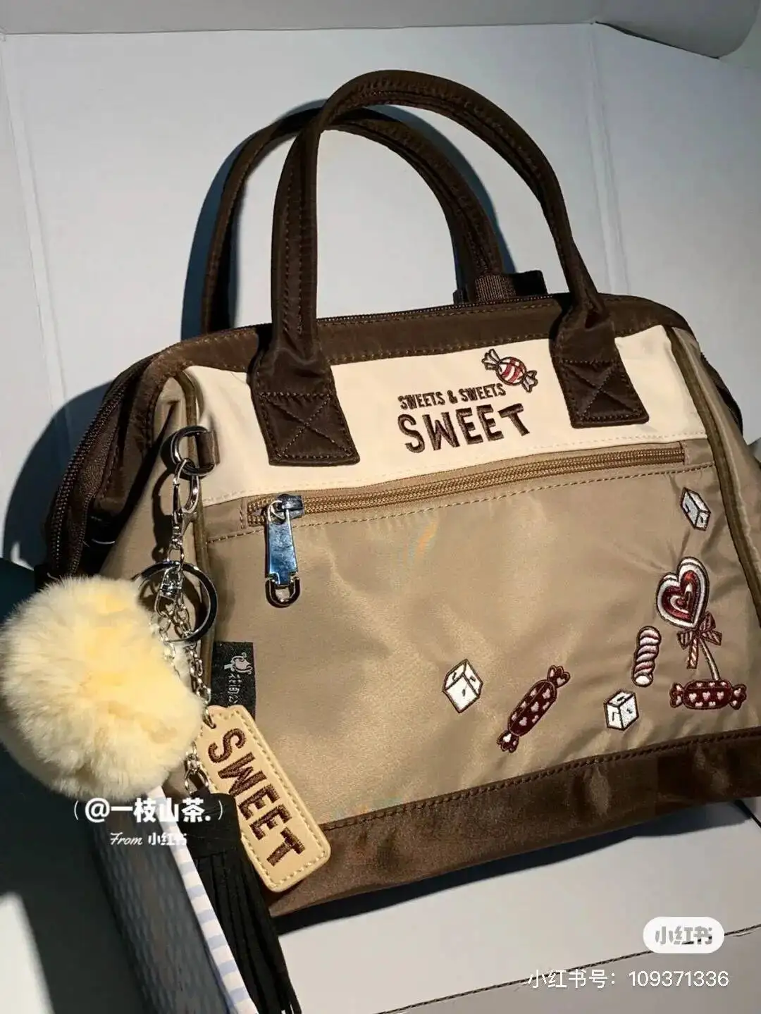 Bloom Y2k Vintage Handbags Women Nylon Patchwork Large Capacity Casual Crossbody Bags Female Haruku Aesthetic Hand Bag 2023