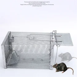 Automatic Mouse Catcher Animal repellent Rodent Catch Cage Household Rat Repeller Home Garden Catching Artifact Safe  Harmless